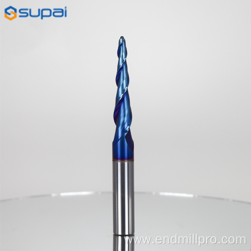 Solid Carbide Tapered Degree End Mill for Steel